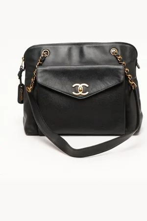 CHANEL CC Caviar Tote Bag