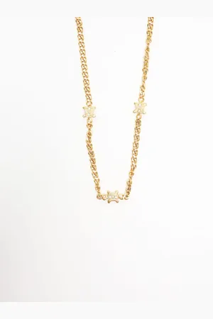 Céline Macadam Rhinestone Necklace