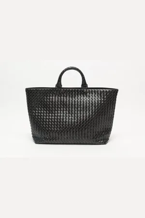 Bottega Veneta Patent Intrecciato Tote Bag