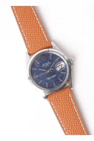 Rolex Oyster Perpetual Date 34mm Ref 1500 Rare Mosaic Dial 1971 Watch