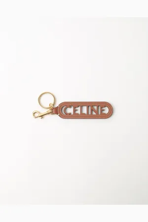 Céline Celine Perforated Key Ring Charm