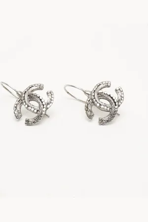 CHANEL Coco Mark Hook Earrings