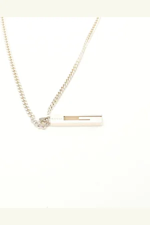 Gucci G Square Bar Necklace