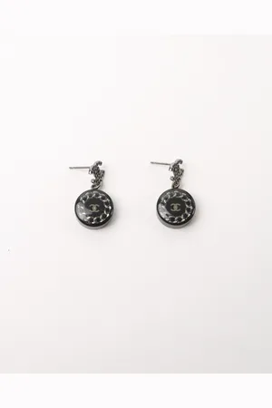 CHANEL Cc Pendant Earrings