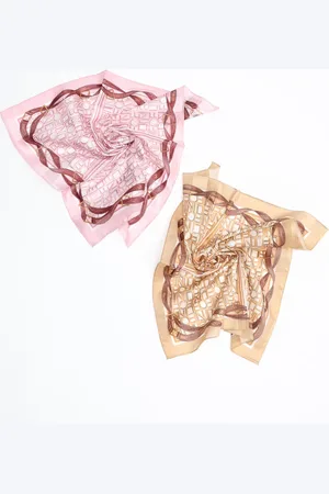 Céline A Pair of Cotton Scarfs