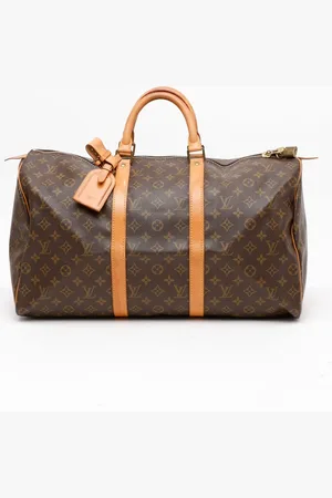 LOUIS VUITTON Monogram Keepall 50 Weekend Bag
