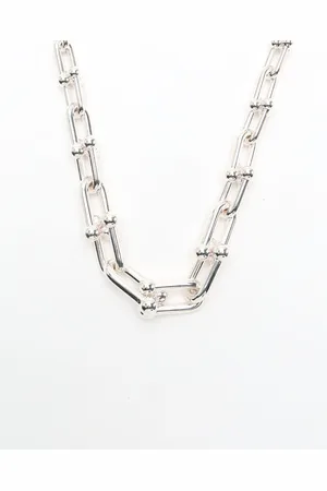 Tiffany & Co. HardWear Graduated Link Necklace in Sterling