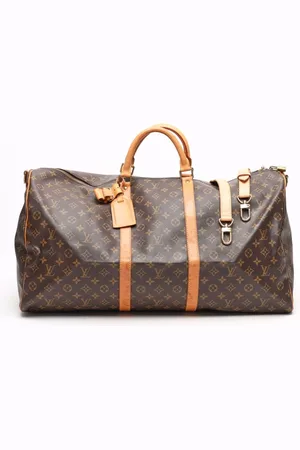 LOUIS VUITTON Monogram Keepall Bandoulière 60 Weekend Bag
