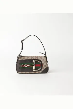 Gucci Gg Canvas Horsebit Bag