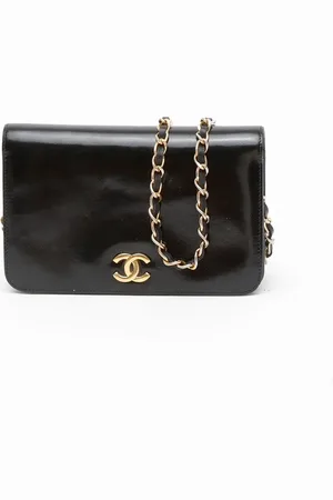 CHANEL Small Patent Full Flap Bag