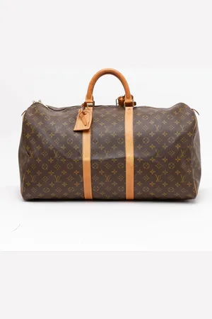 LOUIS VUITTON Monogram Keepall 55 Weekend Bag