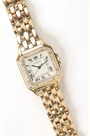 Cartier Panthère 27mm Ref 883969 18k Solid Gold Watch
