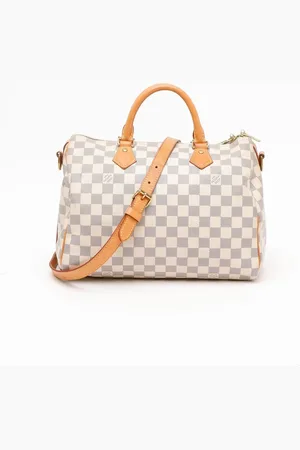 LOUIS VUITTON Speedy Bandoulière 30 Damier Azur Bag
