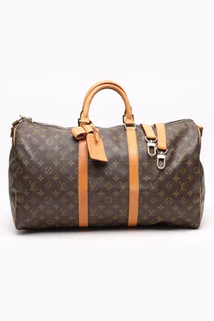 LOUIS VUITTON Monogram Keepall Bandouliere 50 Weekend Bag