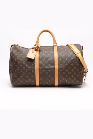 LOUIS VUITTON Monogram Keepall Bandouliere 50 Weekend Bag