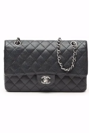 CHANEL Classic Caviar Medium Double Flap Bag