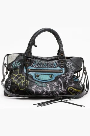 Balenciaga Classic Motocross City Graffiti Bag