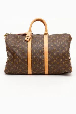 LOUIS VUITTON Monogram Keepall 45 Weekend Bag
