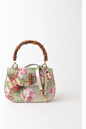 Gucci Bamboo Blooms Medium Top Handle Bag