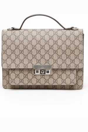 Gucci GG Padlock Supreme Top Handle Bag