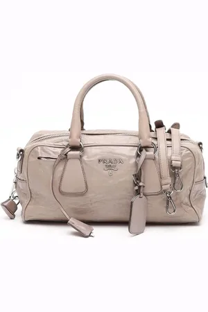 Prada Nappa Antique Boston Bag