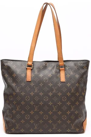 LOUIS VUITTON Monogram Cabas Mezzo Bag