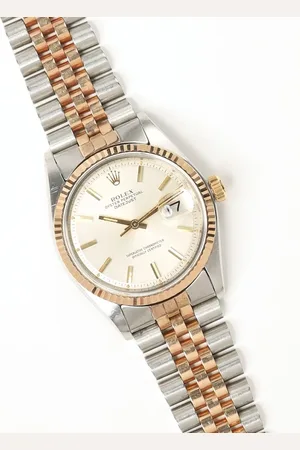 Rolex Datejust 36mm Ref 1601 Rare Rose Gold Two-Tone Watch