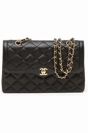 CHANEL Classic Two Tone Double Flap Bag