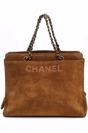 CHANEL Suede Chain Bag