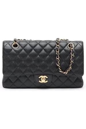 CHANEL Classic Medium Caviar Double Flap Bag