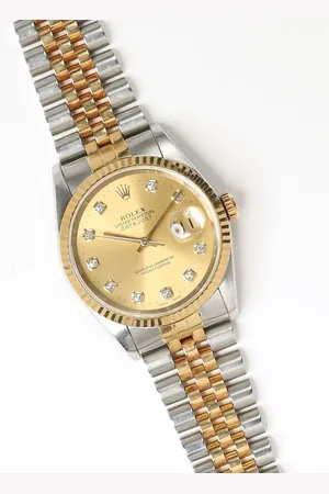 Rolex Datejust 36mm Ref 16233 Diamond Dial Watch