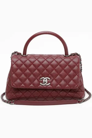 CHANEL Small Caviar Top Handle Bag