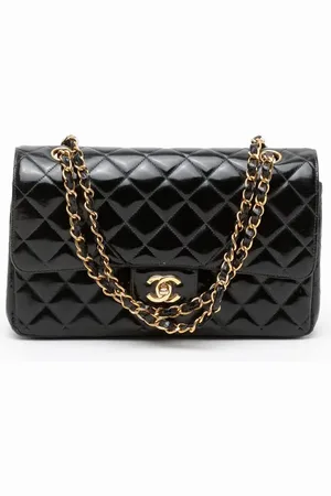 CHANEL Patent Classic Medium Double Flap Bag