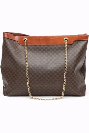 Céline Macadam Chain Tote Bag