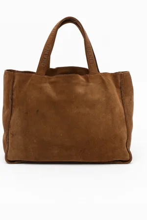 CHANEL Suede Tote Bag