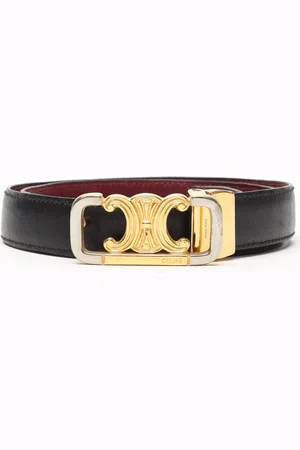 Céline CÉLINE Triomphe Leather Belt
