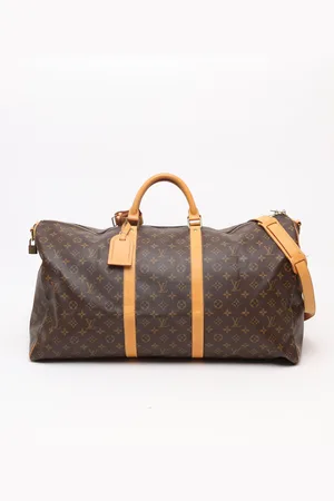 LOUIS VUITTON Monogram Keepall Bandoulière 60 Weekend Bag