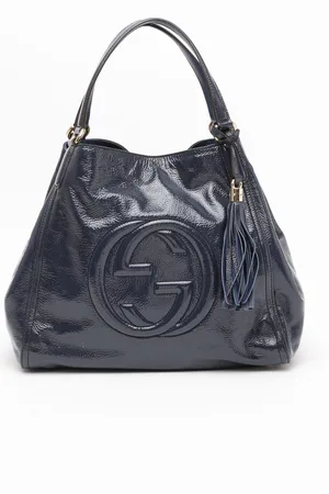 Gucci Patent Soho Tote Bag