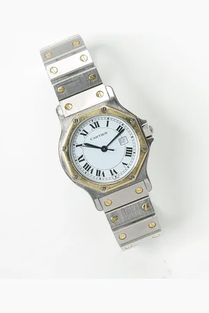 Cartier Santos Octagon 30mm Ref 2966 Automatic Watch