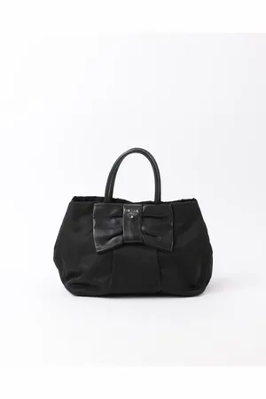 Prada Tessuto Bow Tote Bag