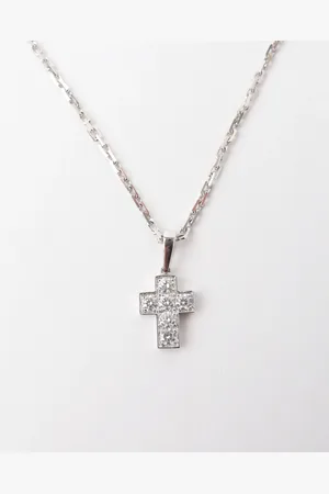 Cartier Cross Diamond Necklace
