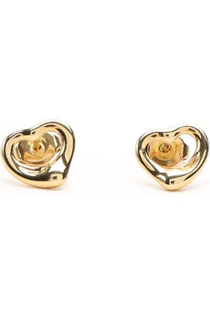 Tiffany & Co. Open Heart 18kt Yellow Earrings