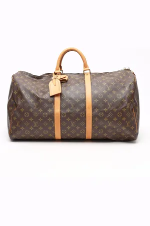 LOUIS VUITTON Monogram Keepall 55 Weekend Bag