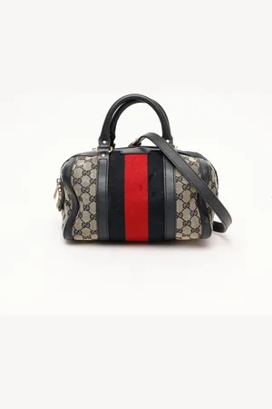 Gucci Web Boston Crossbody Bag