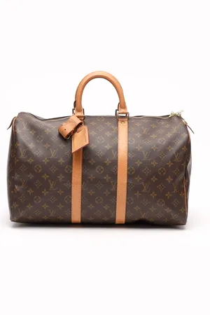 LOUIS VUITTON Monogram Keepall 45 Weekend Bag