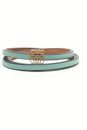 Loewe Anagram Leather Bracelet