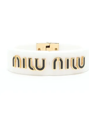 Miu Miu Logo Resin Bracelet