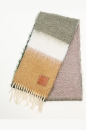 Loewe Anagram Mohair and Wool Scarf