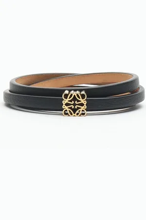Loewe Anagram Leather Bracelet