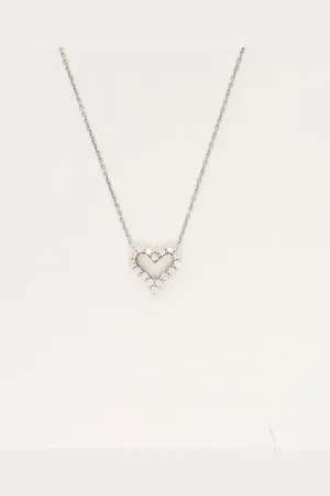 Tiffany & Co. Sentimental Heart Diamond PT950 3.4g Necklace